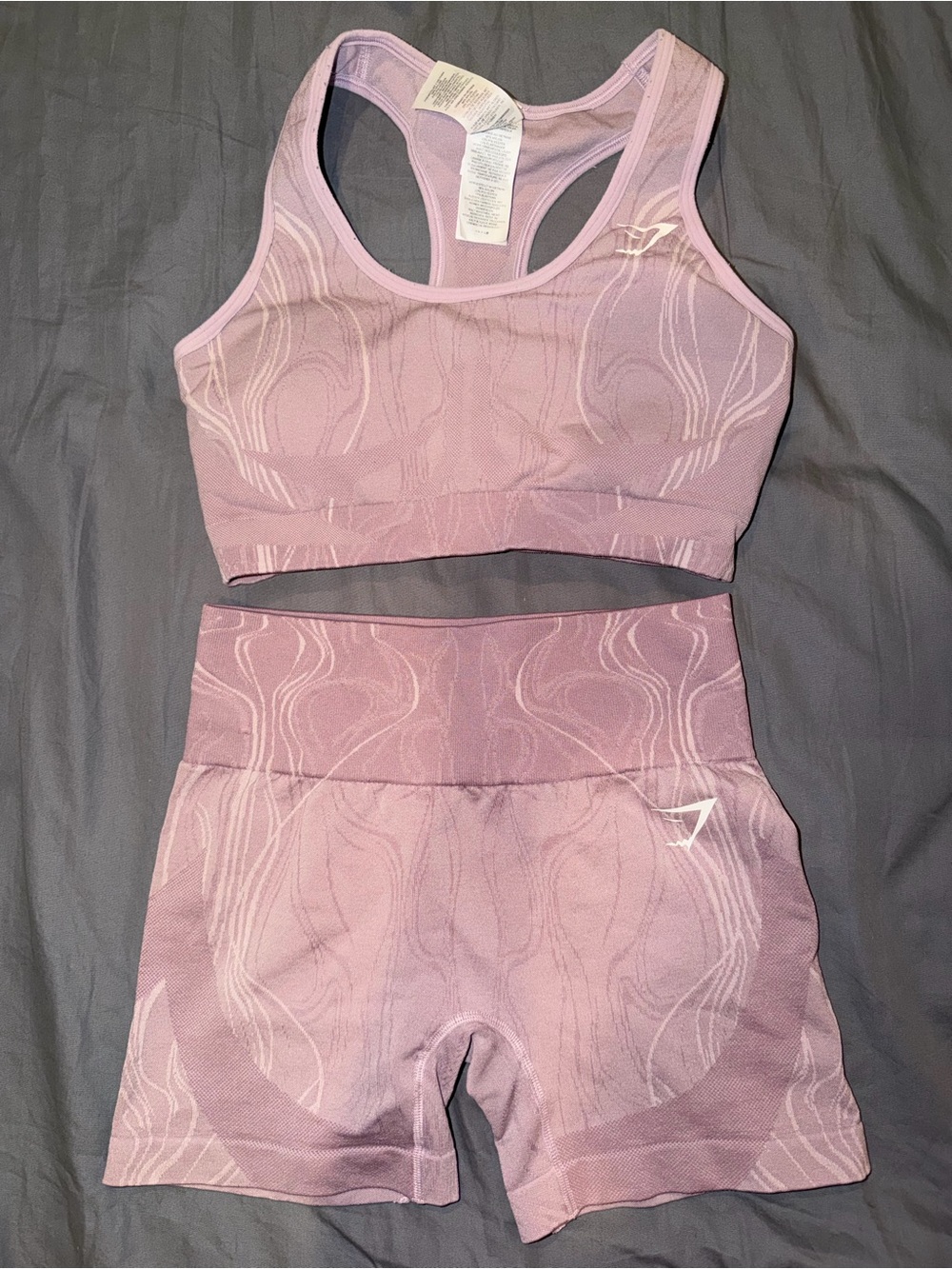 Gymshark Mauve workout set